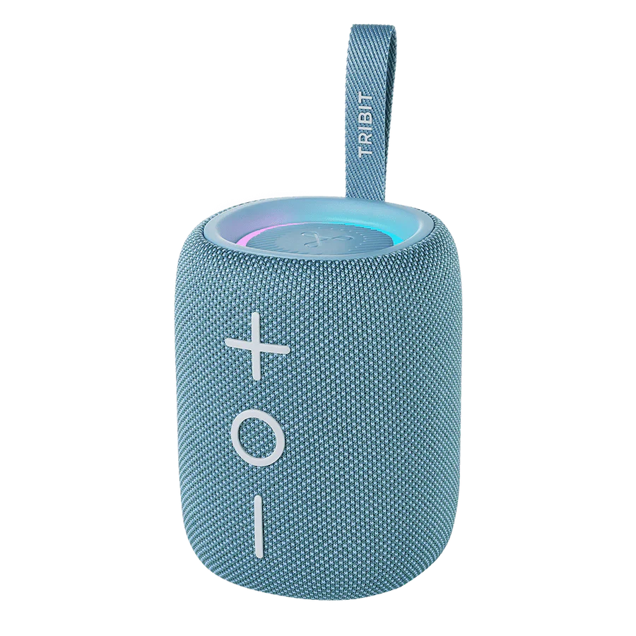 Tribit StormBox Mini Portable Bluetooth Speaker, 12H Playtime, IPX7 Waterproof, Blue